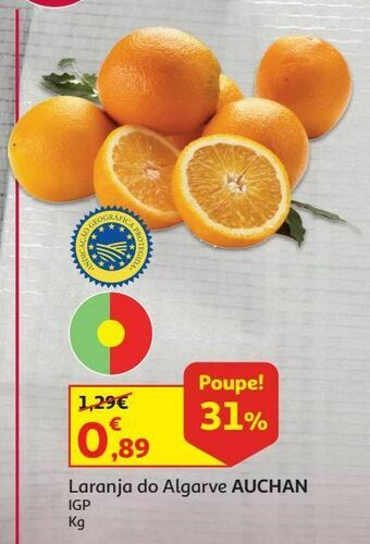 Auchan Laranja do algarve igp auchan:kg promoção