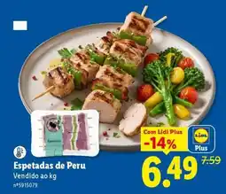 Lidl Espetadas de Peru promoção