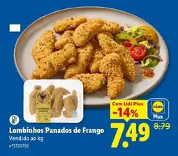 Lidl Lombinhos Panados de Frango promoção