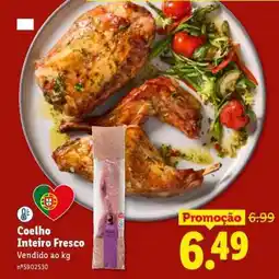 Lidl Coelho Inteiro Fresco promoção