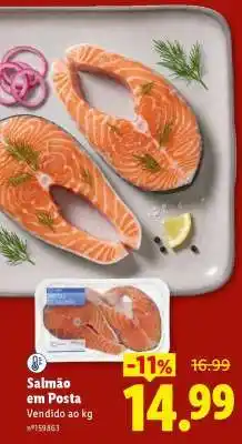Lidl Salmão em Posta promoção