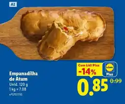Lidl Empanadilha de Atum promoção