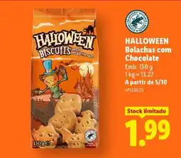 Lidl Halloween Bolachas com Chocolate promoção