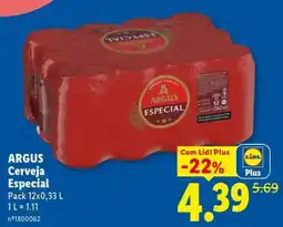 Lidl ARGUS Cerveja Especial promoção