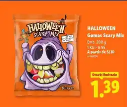Lidl HALLOWEEN Gomas Scary Mix promoção