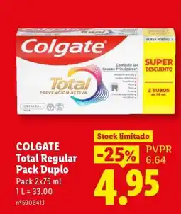 Lidl COLGATE Total Regular Pack Duplo promoção