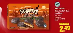 Lidl HALLOWEEN Biscoitos Soft-Cake com Maçã promoção