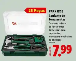 Lidl PARKSIDE Conjunto de Ferramentas promoção