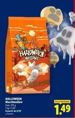 Lidl Halloween Marshmallow promoção