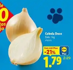 Lidl CEBOLA DOCE promoção