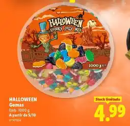 Lidl HALLOWEEN Gomas promoção