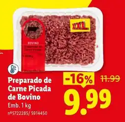 Lidl Preparado de Carne Picada de Bovino promoção