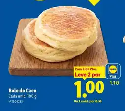 Lidl Bolo do Caco promoção