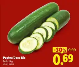 Lidl Pepino Doce Bio promoção