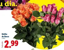 Lidl Molho de Rosas promoção
