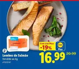 Lidl Lombos de Salmão promoção