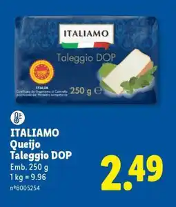 Lidl ITALIAMO Queijo Taleggio DOP promoção