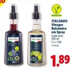 Lidl ITALIAMO Vinagre Balsâmico em Spray promoção