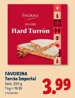 Lidl Favorina Torrão Imperial promoção