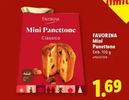 Lidl Favorina Mini Panettone promoção