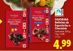 Lidl Favorina Bolinhos de Especiarias e Chocolate promoção
