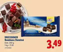 Lidl DRESDENER Bombons Dominó promoção