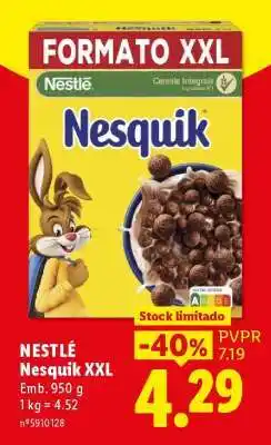 Lidl NESTLÉ Nesquik XXL promoção