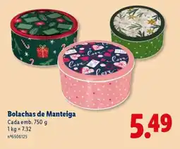 Lidl Bolachas de Manteiga promoção