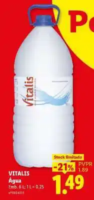 Lidl VITALIS promoção