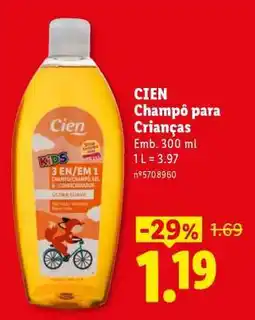 Lidl CIEN Champô para Crianças promoção