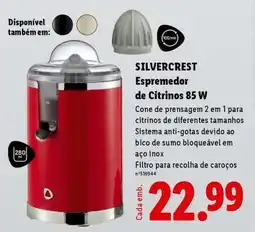 Lidl SILVERCREST Espremedor de Citrinos 85 W promoção