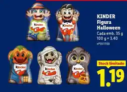 Lidl KINDER Figura Halloween promoção