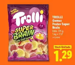 Lidl TROLLI Gomas Frutas Super Brain promoção