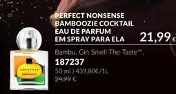 Avon perfect nonsense bamboozie cocktail eau de parfum em spray para ela promoção