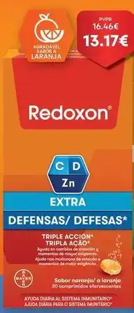 Auchan Redoxon - suplemento: extra defesas 30 comp promoção