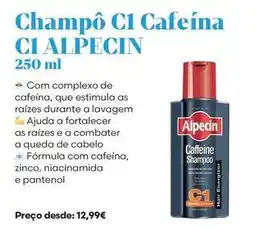 Auchan Alpecin - champô c1 cafeína c1 promoção