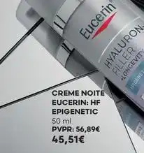 Auchan Eucerin - creme noite hf epigenetic promoção