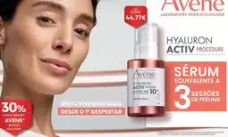 Auchan Avène - sérum: hyaluron procedure peeling promoção