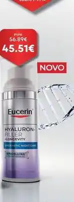 Auchan Eucerin - creme noite: hf epigenetic promoção