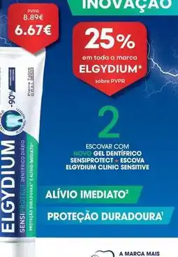 Auchan Elgydium - pasta dentes: sensiprotect 75ml promoção