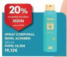 Auchan Isdin - spray corporal acniben promoção