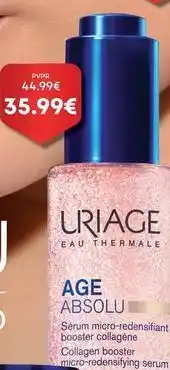 Auchan Uriage - serum age absolu microrredensif promoção
