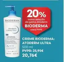 Auchan Bioderma - creme atoderm ultra promoção