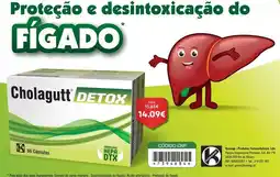 Auchan Cholagutt - suplemento detox hepa dtx promoção