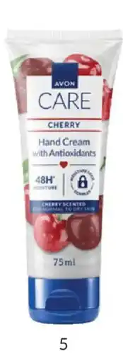 Avon Creme para maos Cereja, Com Antioxidantes promoção