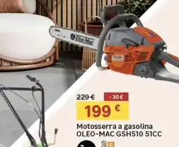 Leroy Merlin Motosserra a gasolina oleo-mac gsh510 51cc promoção
