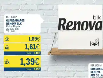 Guardanapos renova blk