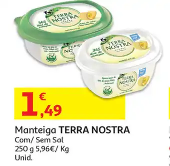 Auchan Manteiga Terra Nostra 250g promoção