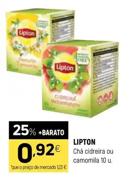 Coviran Lipton Chá cidreira ou camomila promoção