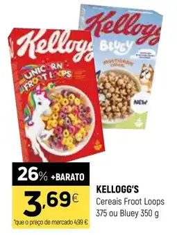 Coviran Kellogg's Cereais Froot Loops promoção